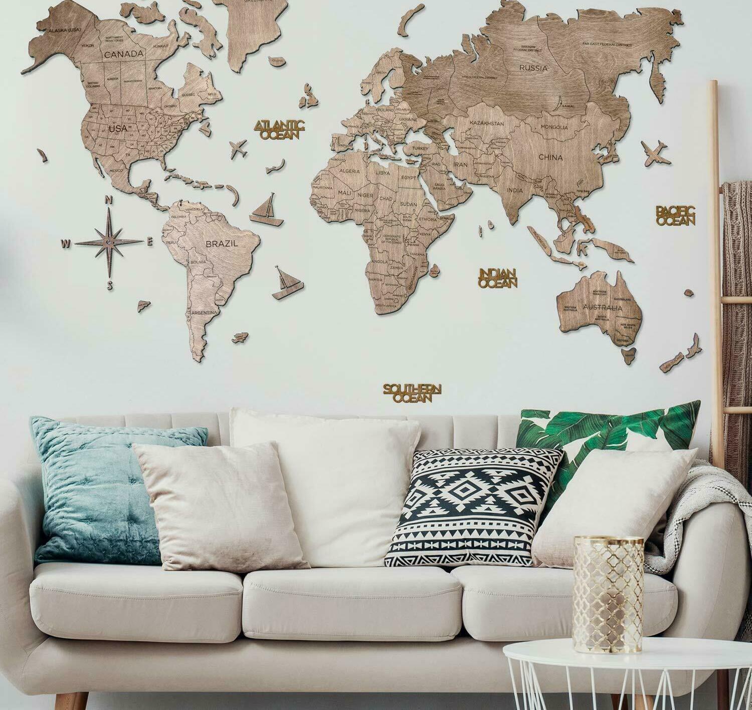 Карта мира из Картон Art